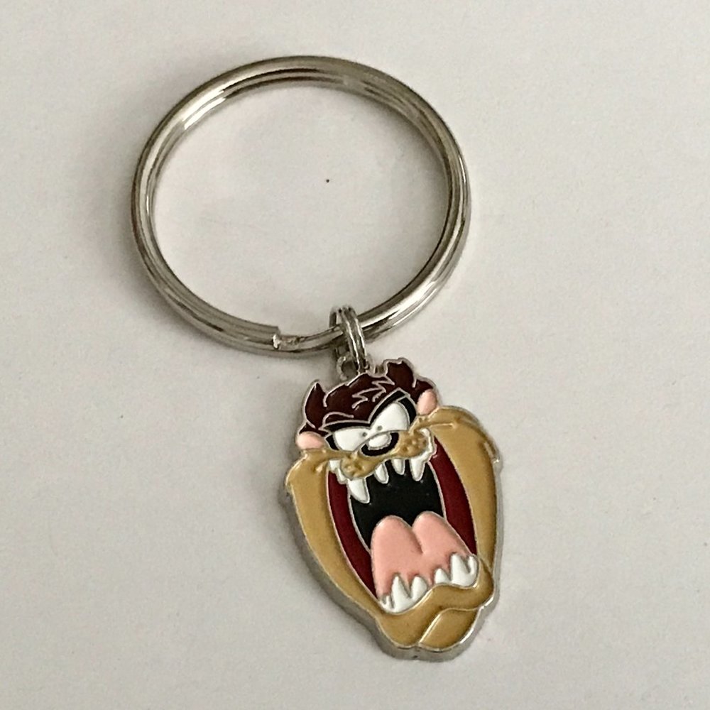 Taz Tasmanian Devil Charm Keychain Warner Bros.